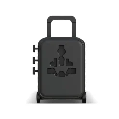 Wózek podróżny Xoopar Luggie GaN z adapterem podróżnym / Czarny LT41033-N0002