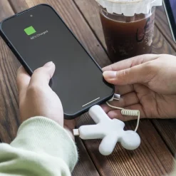 2064 | Xoopar Buddy Eco Charging Cable / Biały LT41000-N0001