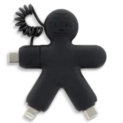 2064 | Xoopar Buddy Eco Charging Cable / Czarny LT41000-N0002