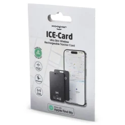 Xoopar ICE-Card Ultra-cienka karta śledząca z możliwością ładowania / Czarny LT41801-N0002