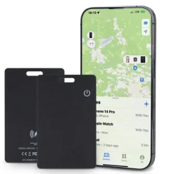 Xoopar ICE-Card Ultra-cienka karta śledząca z możliwością ładowania / Czarny LT41801-N0002