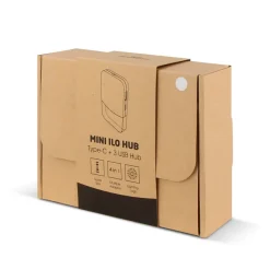 2598 | Xoopar iLo Mini Hub– 4 in 1 Adapter – USB 2.0 Data Transfer - Splitter / Biały LT41309-N0001