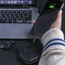 4001 | Xoopar Iné Gamma NFC Powerbank with Charging cables 3000mAh  / Czarny LT41014-N0002