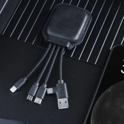 4001 | Xoopar Iné Gamma NFC Powerbank with Charging cables 3000mAh  / Czarny LT41014-N0002