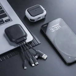 4001 | Xoopar Iné Gamma NFC Powerbank with Charging cables 3000mAh  / Czarny LT41014-N0002