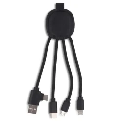 4000 | Xoopar Iné Smart Charging cable with NFC / Czarny LT41013-N0002