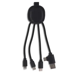 4000 | Xoopar Iné Smart Charging cable with NFC / Czarny LT41013-N0002