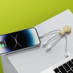 Xoopar Mr. Bio Bamboo Charging Cable / Naturalny LT41016-N0094