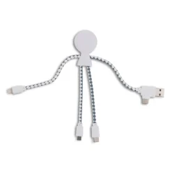 2081 | Xoopar Mr. Bio Charging cable / Biały LT41004-N0001