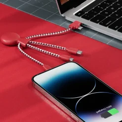 2081 | Xoopar Mr. Bio Charging cable / Czerwony LT41004-N0021