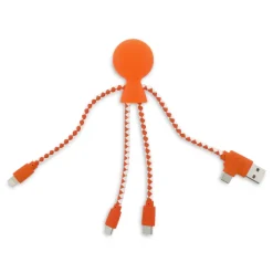 2081 | Xoopar Mr. Bio Charging cable / Pomarańczowy LT41004-N0026