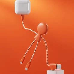 2081 | Xoopar Mr. Bio Charging cable / Pomarańczowy LT41004-N0026