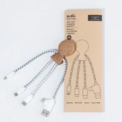 Xoopar Mr. Bio Cork Charging Cable / Naturalny LT41017-N0094