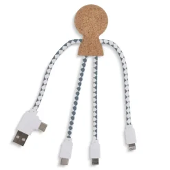 Xoopar Mr. Bio Cork Charging Cable / Naturalny LT41017-N0094