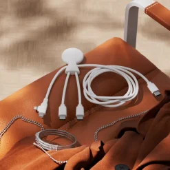 Xoopar Mr. Bio Long Multi Cable USB-C 1 metr  / Biały LT41032-N0001