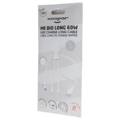 Xoopar Mr. Bio Long 60 W PD kabel do ładowania 1.2 metra / Biały LT41024-N0001