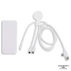 3199 | Xoopar Mr. Bio Powerbank and Cable pack 7000mAh / Biały LT41713-N0001