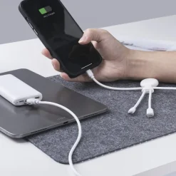 3199 | Xoopar Mr. Bio Powerbank and Cable pack 7000mAh / Biały LT41713-N0001