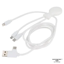 3199 | Xoopar Mr. Bio Powerbank and Cable pack 7000mAh / Biały LT41713-N0001