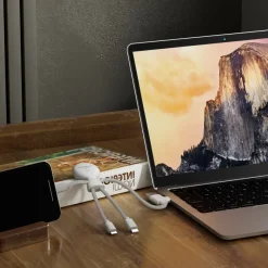 2099 | Xoopar Mr. Bio Smart Charging cable with NFC / Biały LT41008-N0001