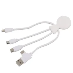 2099 | Xoopar Mr. Bio Smart Charging cable with NFC / Biały LT41008-N0001