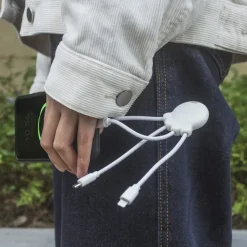 2087 | Xoopar Octopus Charging cable / Biały LT41005-N0001