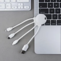2087 | Xoopar Octopus Charging cable / Biały LT41005-N0001