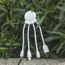 2087 | Xoopar Octopus Charging cable / Biały LT41005-N0001