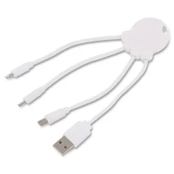 2087 | Xoopar Octopus Charging cable / Biały LT41005-N0001