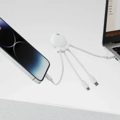 2087 | Xoopar Octopus Charging cable / Biały LT41005-N0001