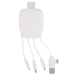 3192 | Xoopar Octopus Gamma 2 Bio Charging cable with 3.000mAh Powerbank / Biały LT41410-N0001