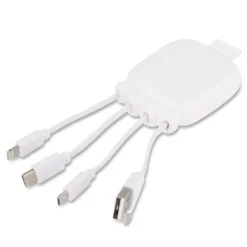 3192 | Xoopar Octopus Gamma 2 Bio Charging cable with 3.000mAh Powerbank / Biały LT41410-N0001