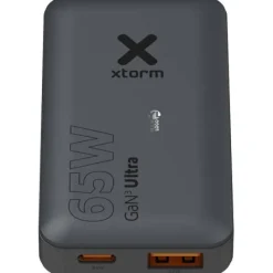 Xtorm szybka ładowarka podróżna o mocy 65 W z kablem i etui podróżnym / Czarny 12460090