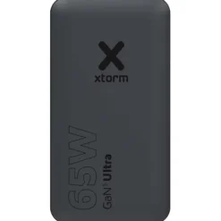 Xtorm szybka ładowarka podróżna o mocy 65 W z kablem i etui podróżnym / Czarny 12460090