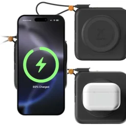 Xtorm TravelPro ładowarka podróżna 3 w 1 o mocy 30 W i pojemności 10 000 mAh  / Czarny 12460390