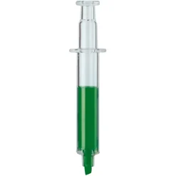 Zakreślacz- strzykawka / Transparentny / zielony LT81458-N0431