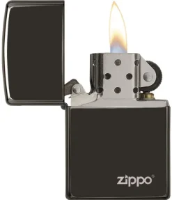 Zapalniczka Zippo Classic z logo / Czarny połysk ZIP60001246