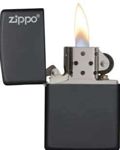Zapalniczka Zippo Classic z logo / Czarny mat ZIP60001203/OGKN2310