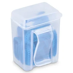 Zatyczki do uszu z TPE na sznurku, zgodne z normą EN 352-2, 32 dB / Niebieski LT90505-N0011
