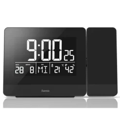 Zegar, budzik z projektorem Hama Plus Charge / Czarny VH062-03