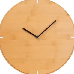 Zegar ścienny bambusowy HAMPTON / Beżowy 373813