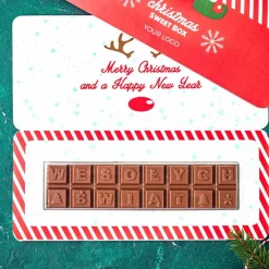 Zestaw Czekoladek Choco Text 2 Linie / Wielokolorowy S0602/0602S/XM