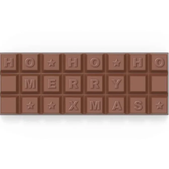 Zestaw Czekoladek Choco Text 3 Linie W Kopercie Separate Xmas / Wielokolorowy S0593S/XM
