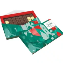 Zestaw Czekoladek Choco Text 3 Linie W Kopercie Separate Xmas / Wielokolorowy S0593S/XM