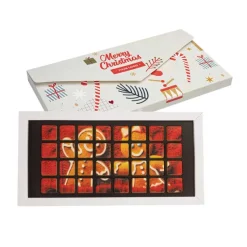 Zestaw Czekoladek Choco Text 4 Linie Print / Wielokolorowy S0594P/XM