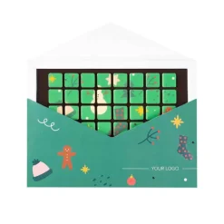 Zestaw Czekoladek Choco Text 4 Linie Print / Wielokolorowy S0594P/XM