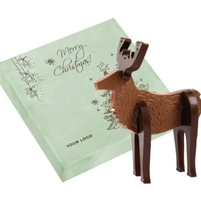 Zestaw Czekoladek Renifer Choco Puzzle 3D / Wielokolorowy S0331A/XM
