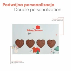 Zestaw Czekoladek Wysyłkowych Z Logo Serce / Wielokolorowy S0281A/XM