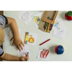 Zestaw do kolorowania, kredki | Hadley / Neutralny V7372-00