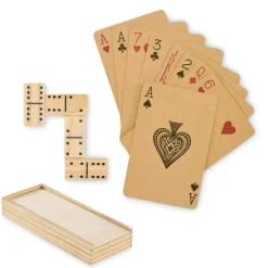 Zestaw domino i karty / Drewna MO2669-40